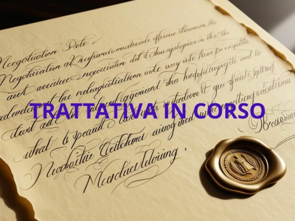 TRATTATIVA IN CORSO