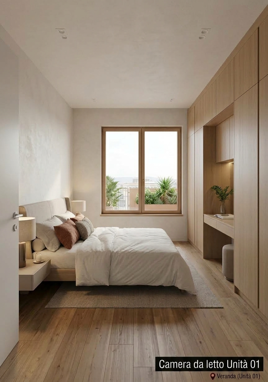 Camera da letto 01 Nuovo Bilocale Milano San Siro